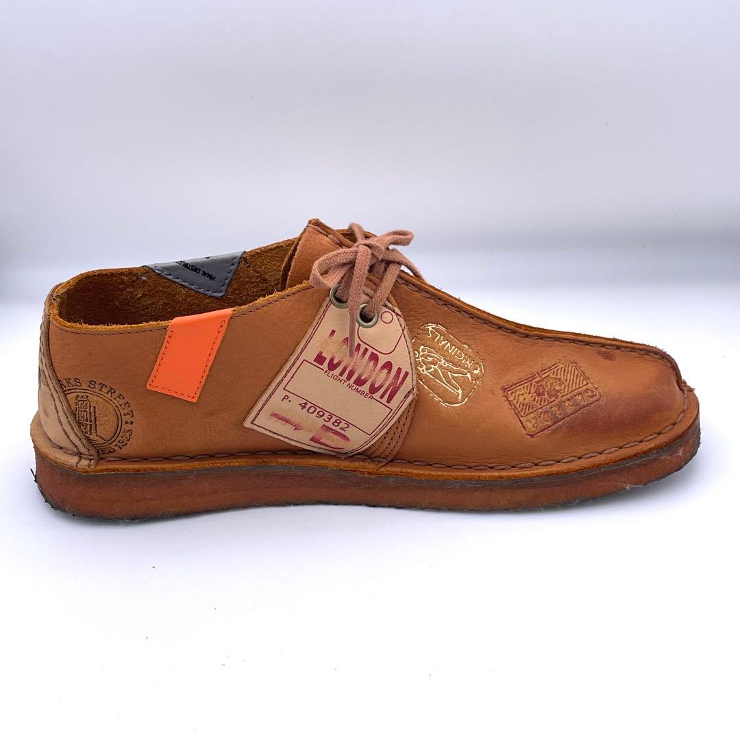 Clarks クラークス【25.5】デザートトレック レザー/パッチワーク/希少