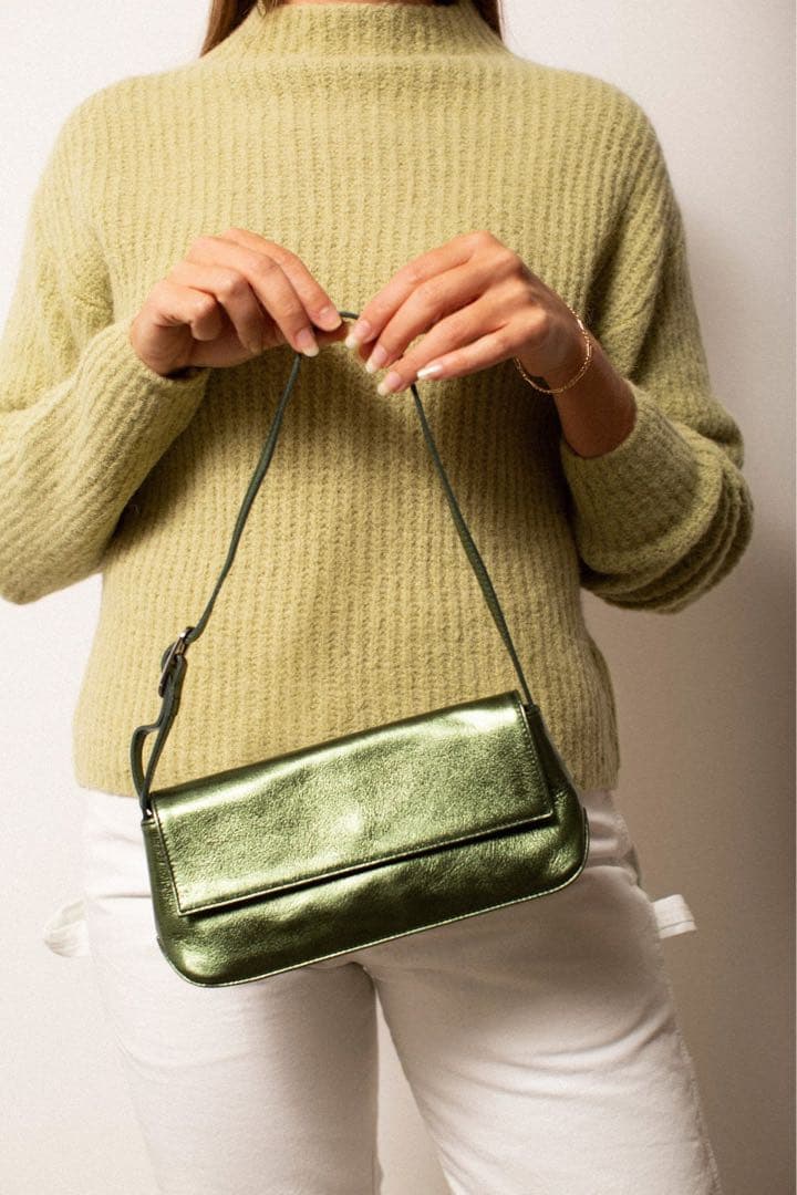 paloma woolグレンダ　レザーバッグ　グリーン