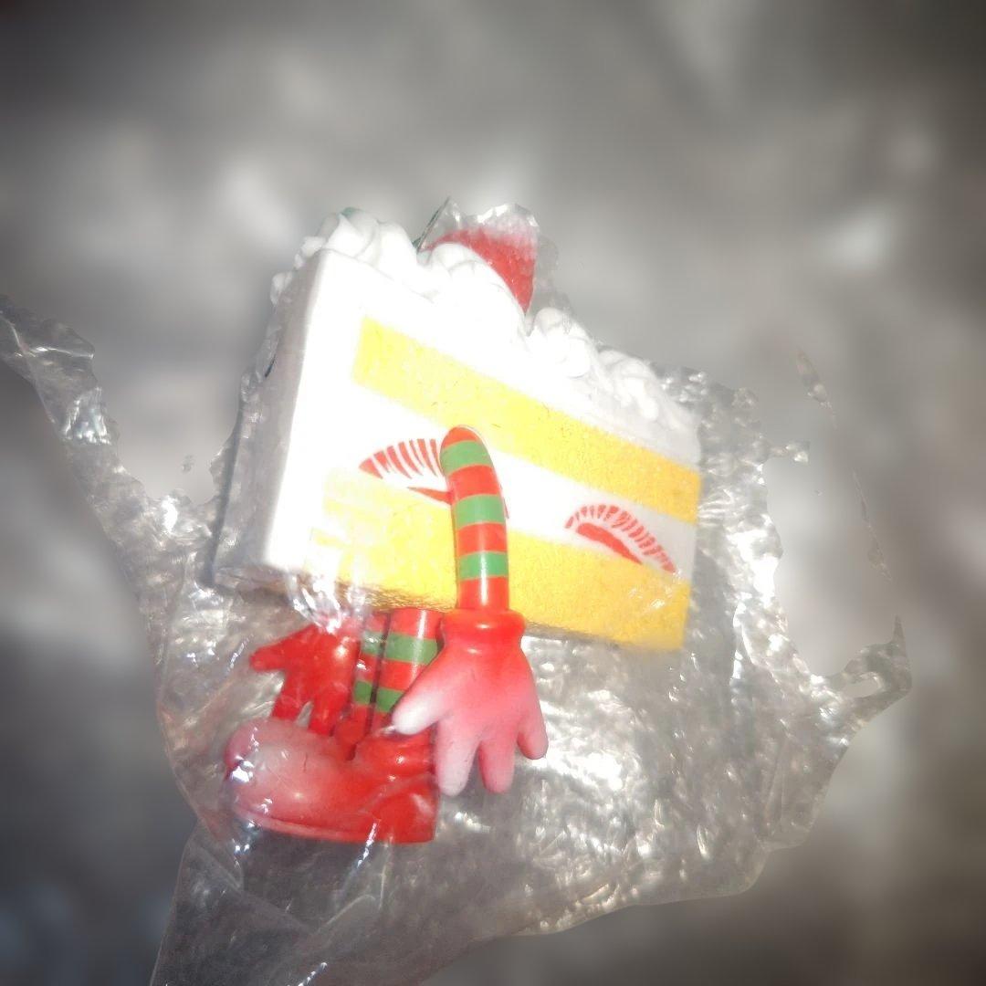 フレーバーズ　クリスマスケーキ　白　ソフビ　未開封