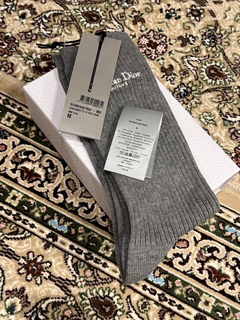 新品未使用　dior ディオール　靴下　ソックス　メンズ