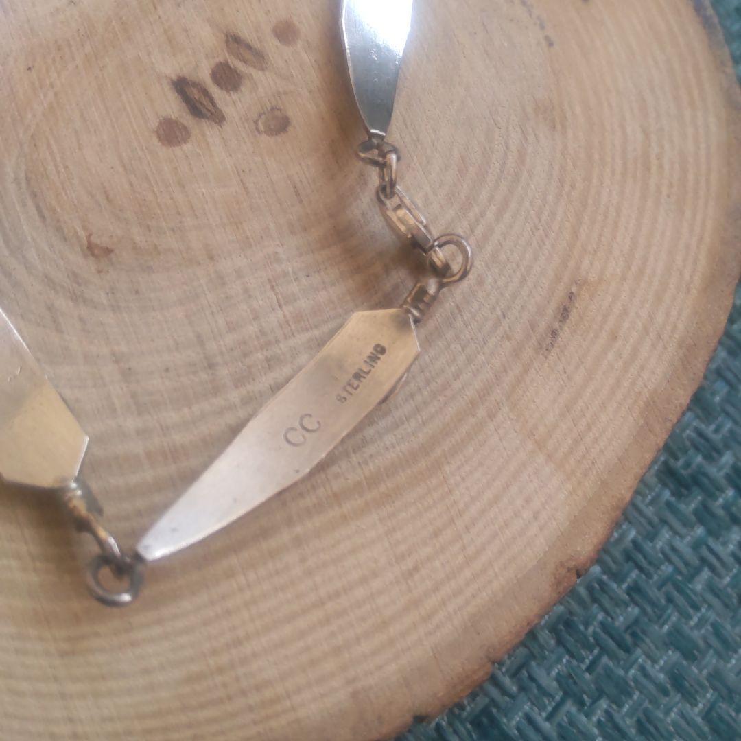 Navajo・chris charley・OLD 5連フェザーブレスレット・希少