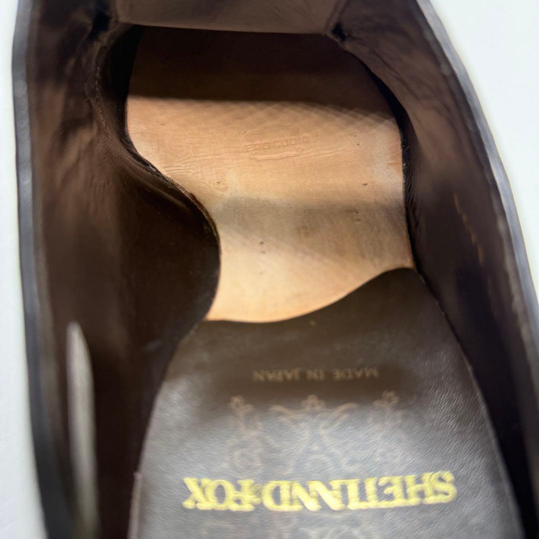 【美品】SHETLANDFOX ストレートチップ ビジネスシューズ フォーマル