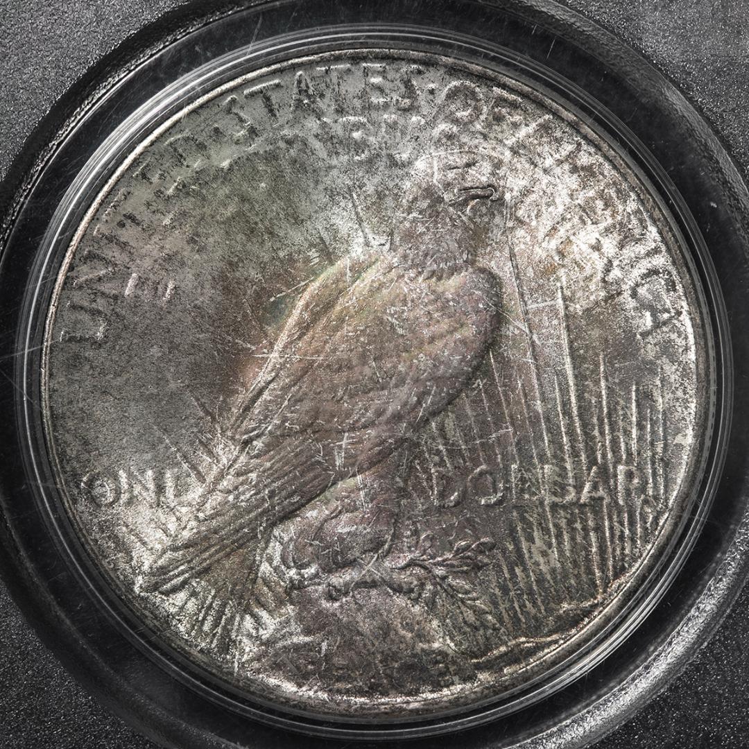 PCGS MS64』アメリカピースダラー1ドル銀貨（1924年） オリ
