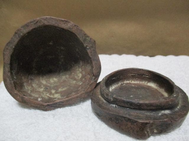 古備前　可愛い狸の香合　Q82-3