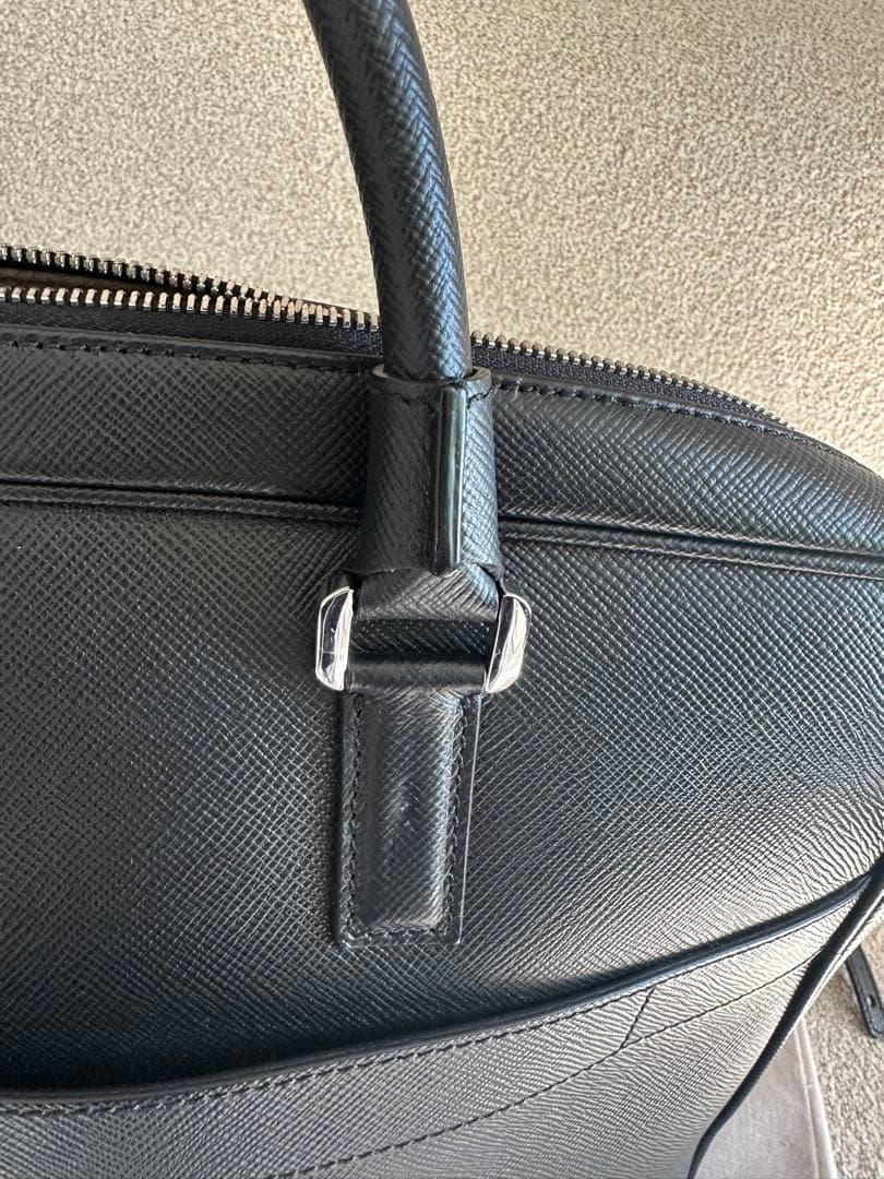 SERAPIAN スリムブリーフケース ブラック