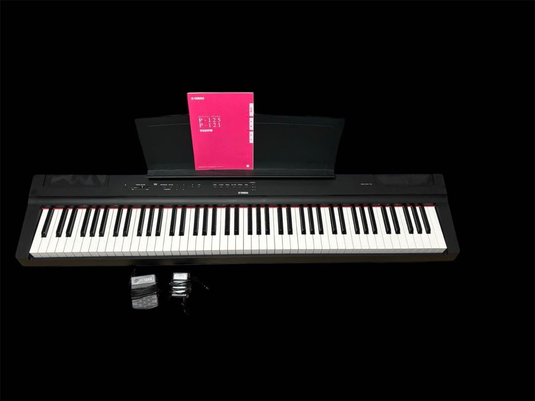 【受け渡し商品】 YAMAHA P-125 電子ピアノ 88鍵盤 Amazon | YAMAHA P-125a WH ホワイト 電子ピアノ 88鍵盤 Xスタンド