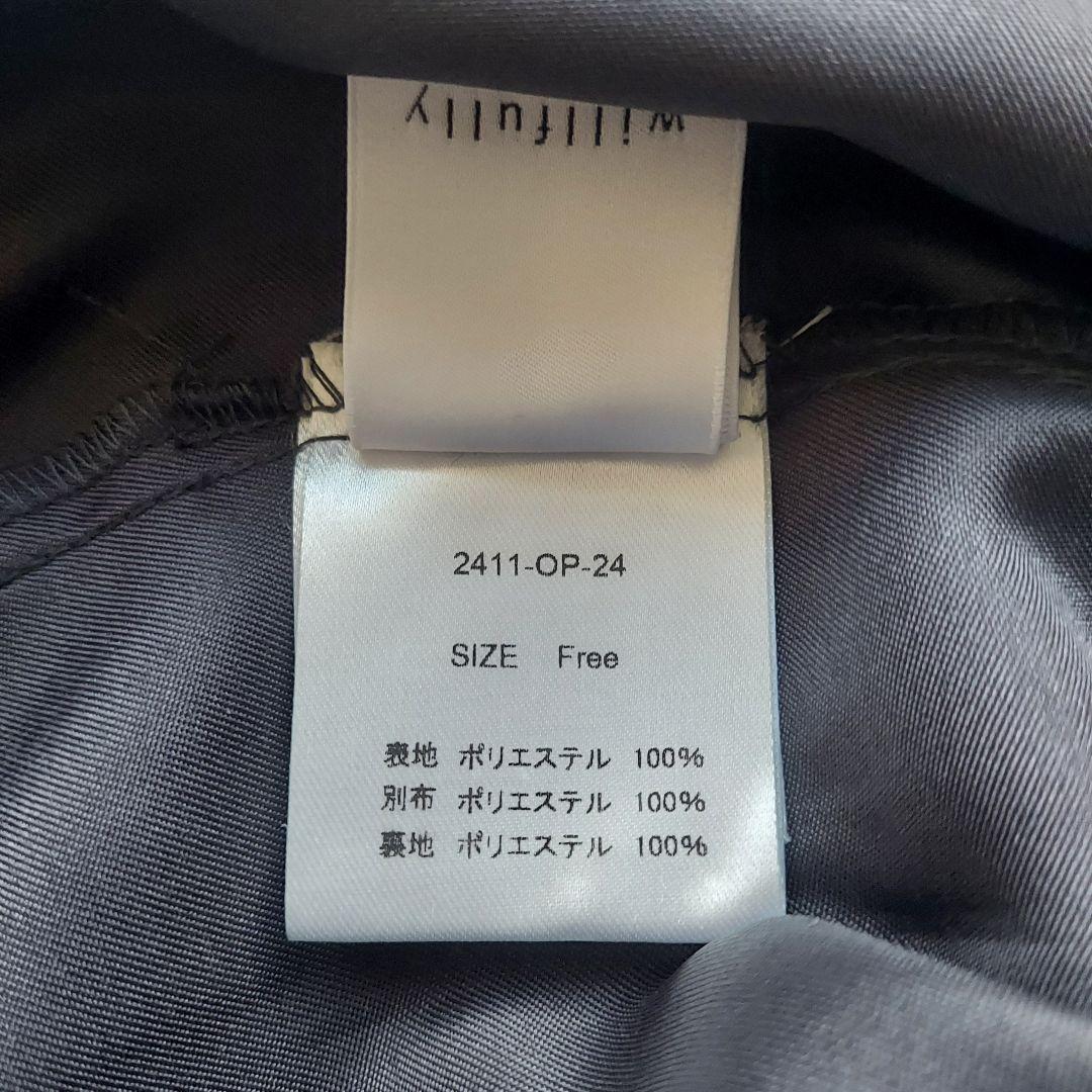 美品✨WILLUFULLY / オケージョンドレス　黒　フリーサイズ