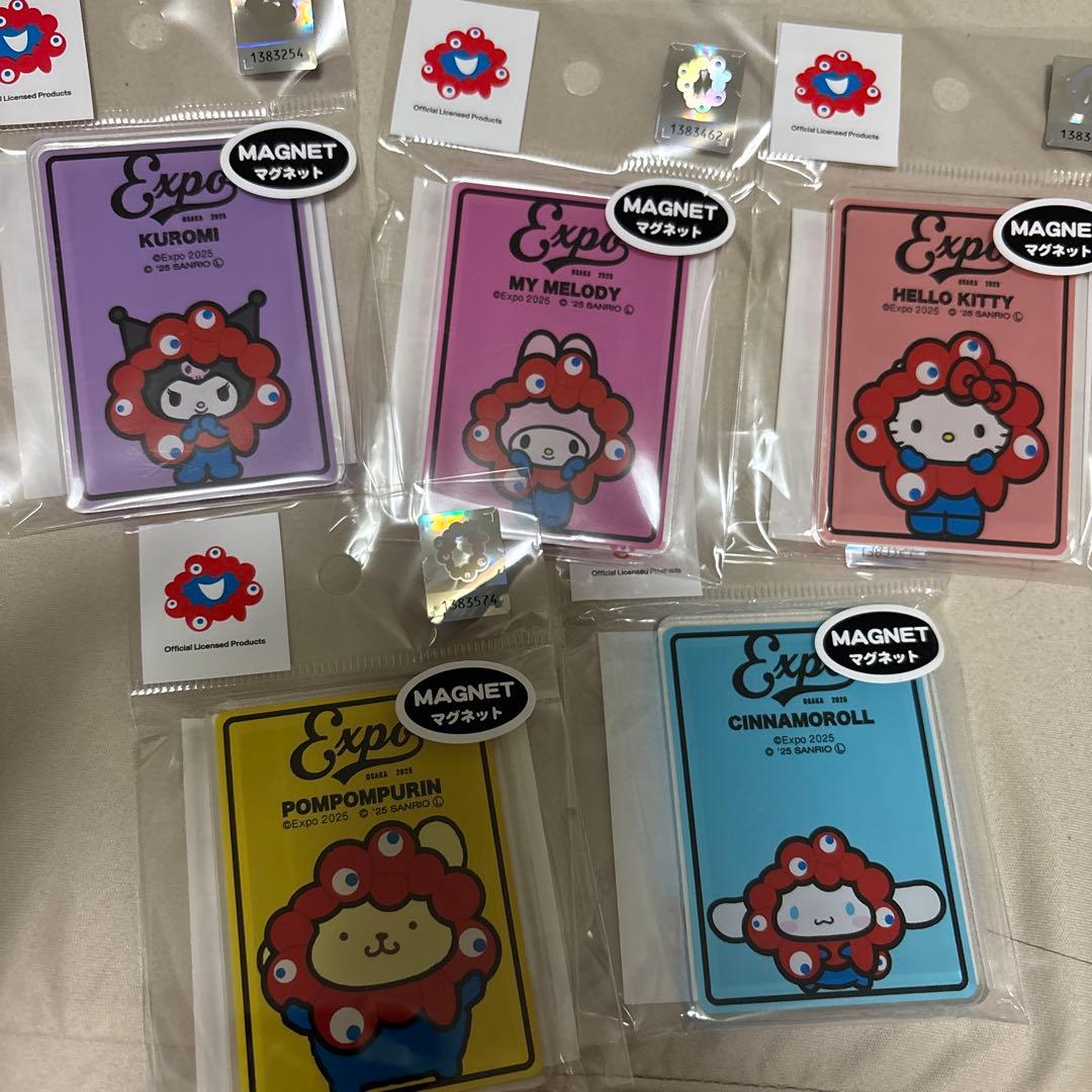 サンリオ なりきり ミャクミャク マグネットセット - メルカリ