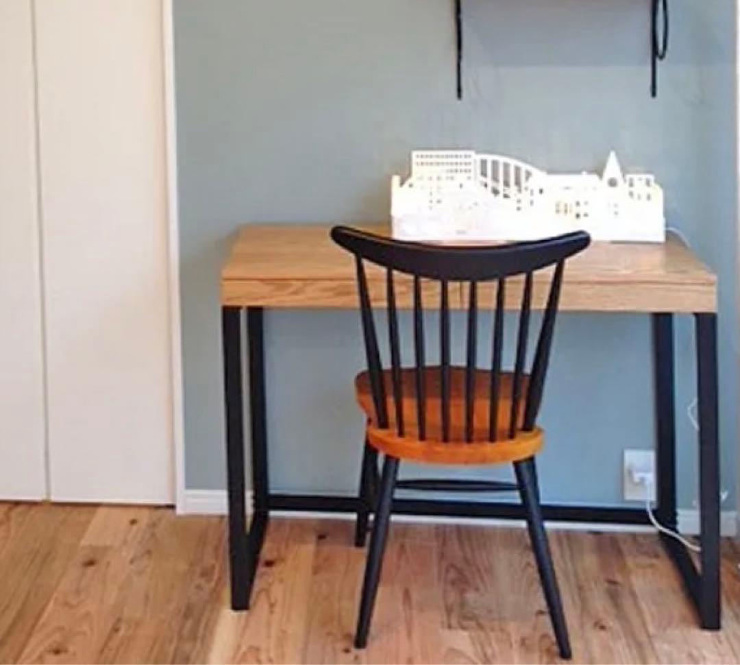 noche オーク　アイアン　デスク