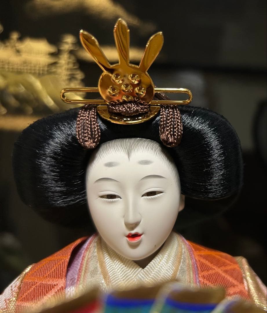【美品】極上特選三月雛人形　親王飾り　壽誠作　『丹秀雛』　ガラスケース入り