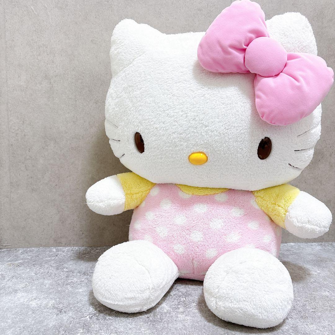 ハローキティ キティちゃん ぬいぐるみ 3Lサイズ 特大 サンリオスマイルタグ