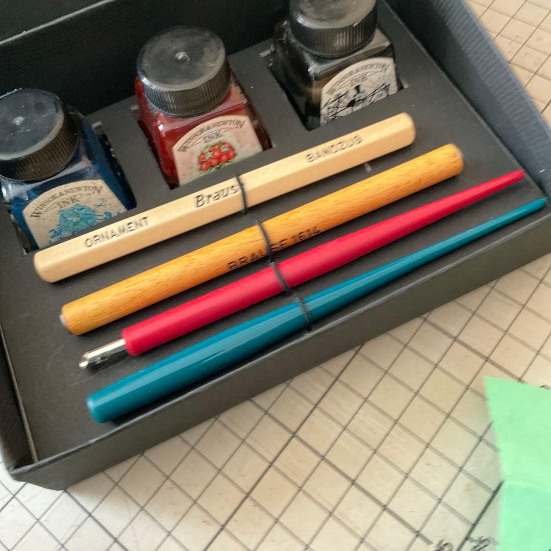 コ*ラ様 未使用 Brause ブラウゼ 万年筆 1セット ペン先・ペン軸・イン