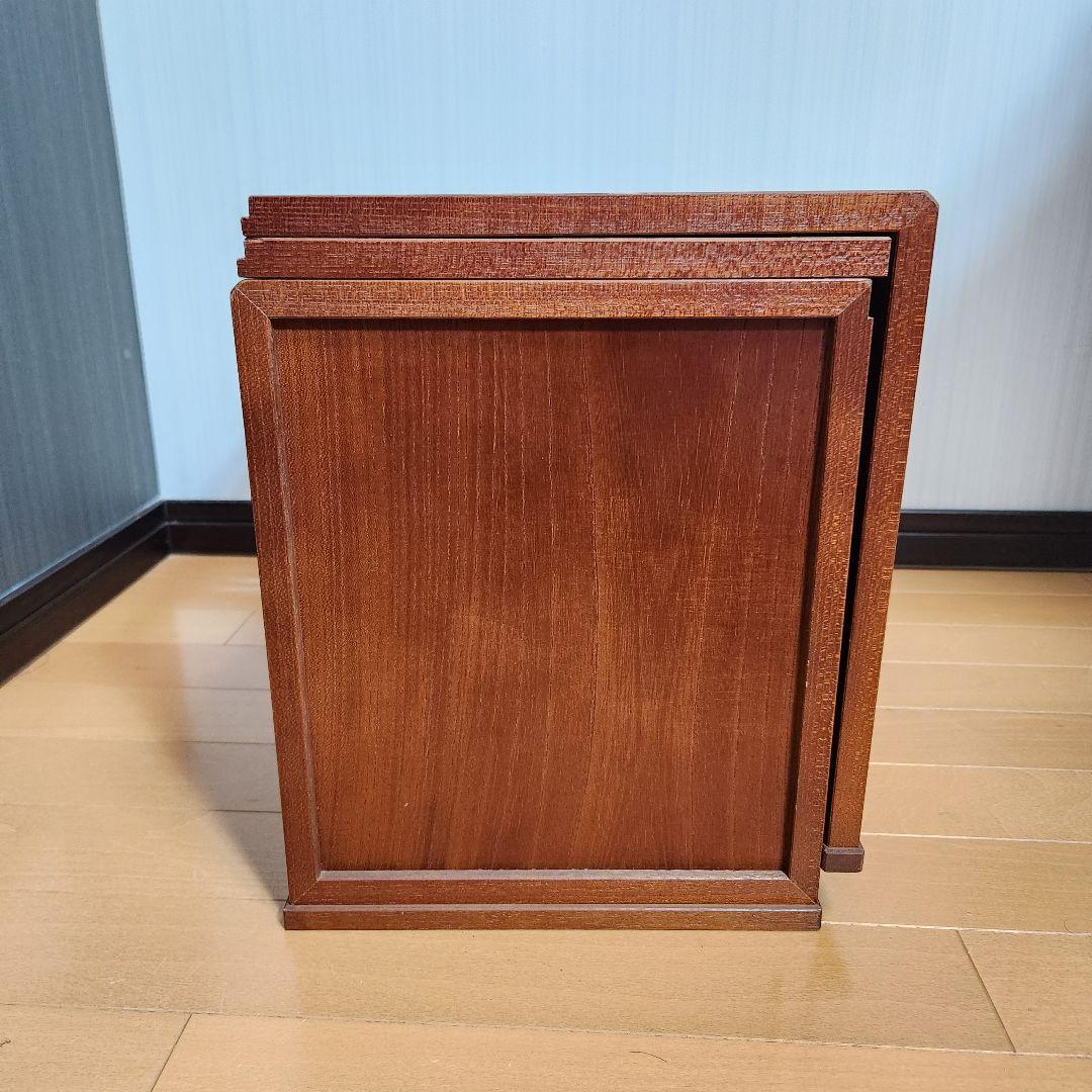 美品】木目模様が素敵♪ 折り畳み 文机