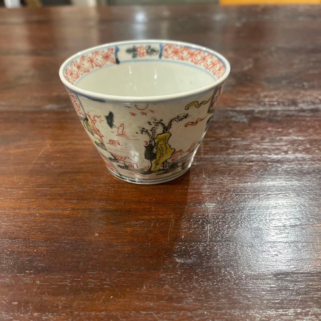 江戸時代　蕎麦猪口　1客 古伊万里 蕎麦猪口 1客 （江戸時代末） | 賢祥堂 うつわ店 格子