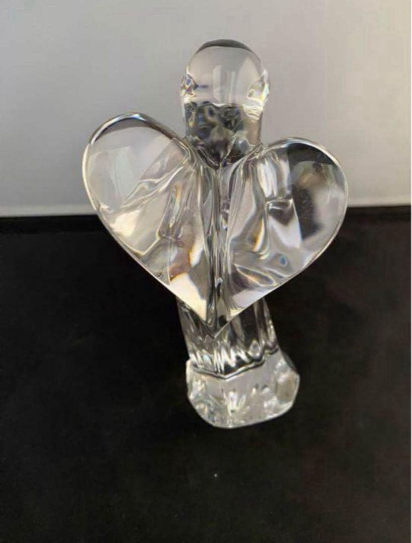 ざ*ー様 ❤️ Baccarat 笛を吹く 天使 オブジェ ❤️ クリスタル