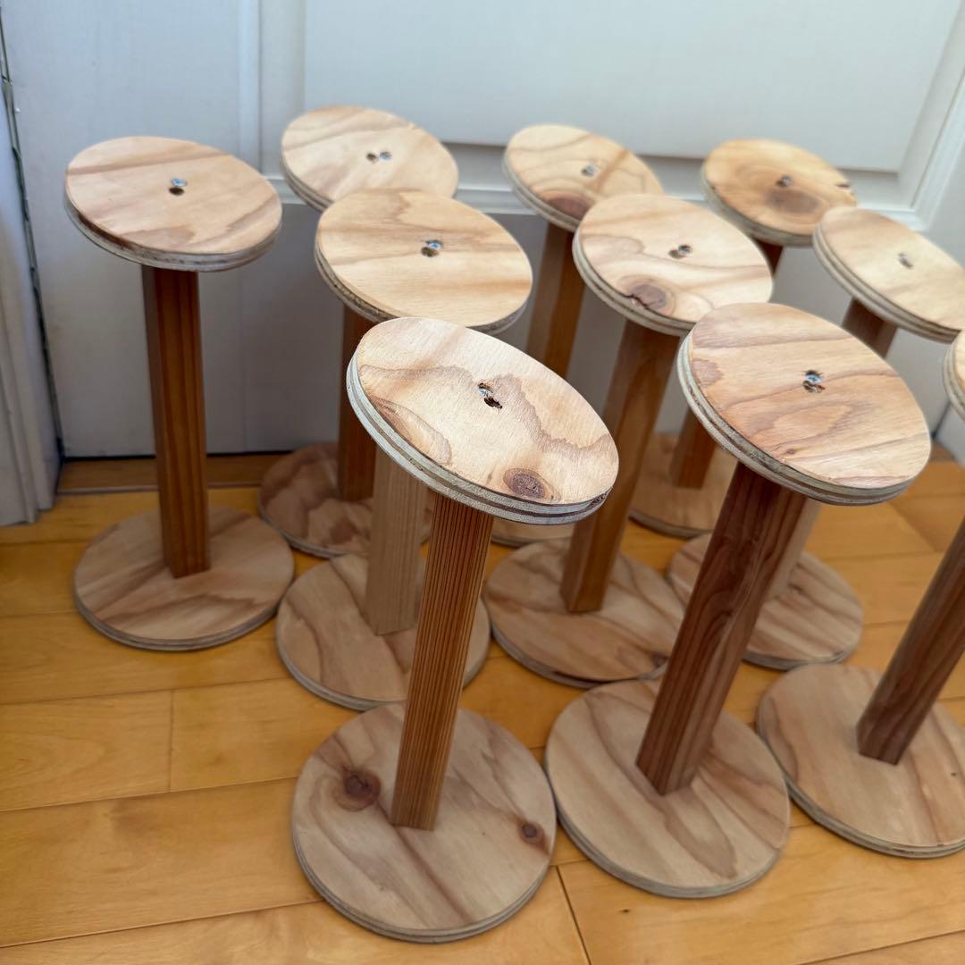 お値下げ 帽子スタンド 木製 20個セット ①②