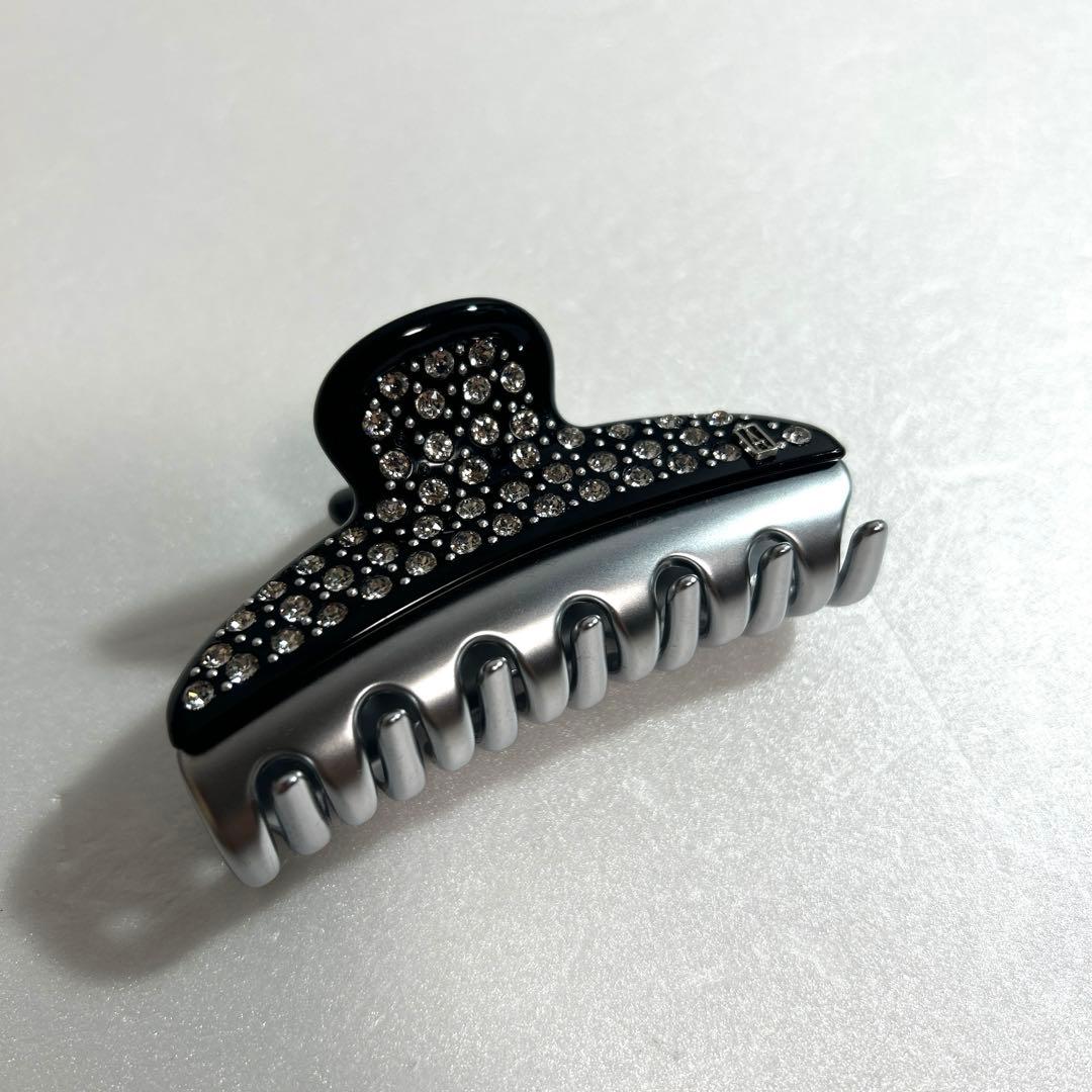 美品 アレクサンドルドゥパリ ヘアクリップ M スワロフスキー シルバー