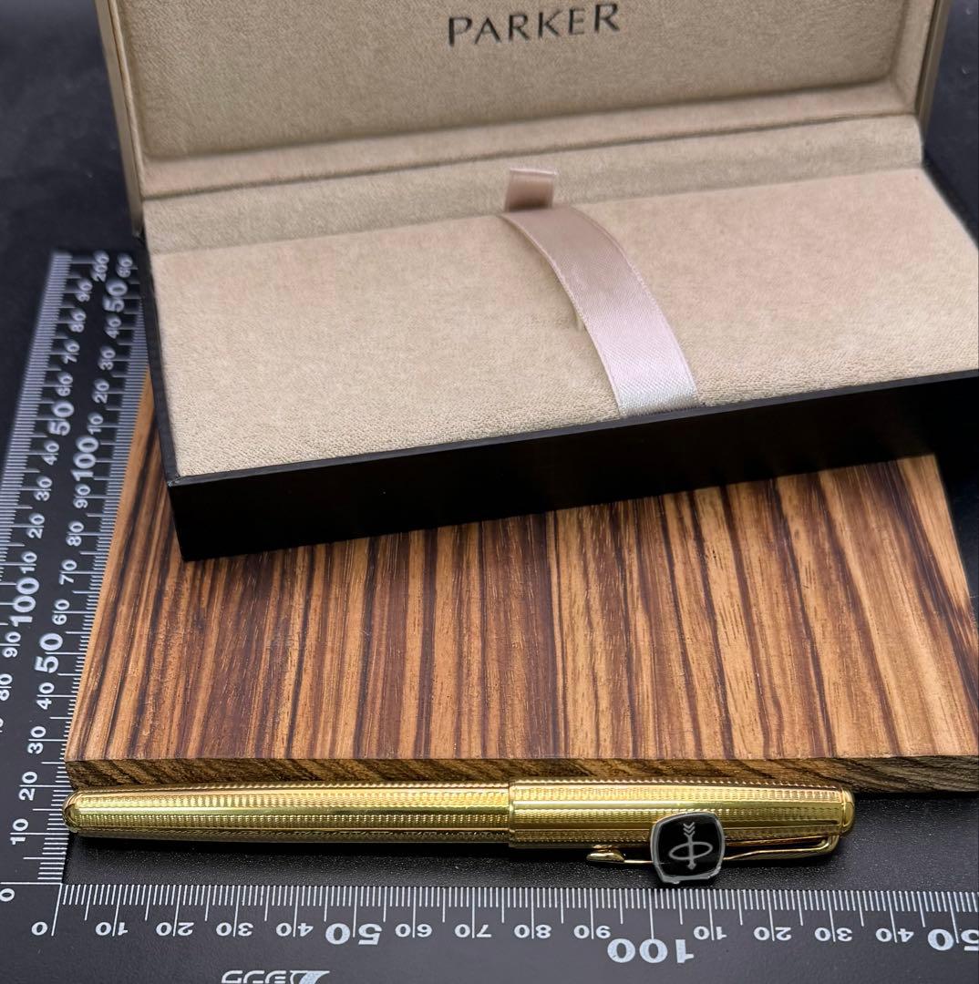 PARKER 万年筆 ソネット ゴールド カスケード 18K M 未使用品