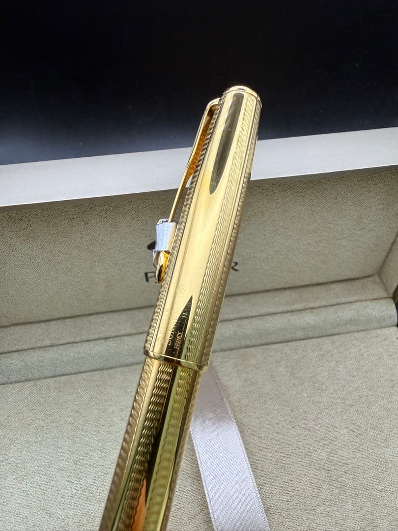PARKER 万年筆 ソネット ゴールド カスケード 18K M 未使用品