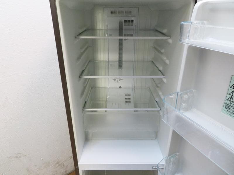 パナソニック 2ドア冷蔵庫 168L 2016年製 おしゃれブラウン HL01