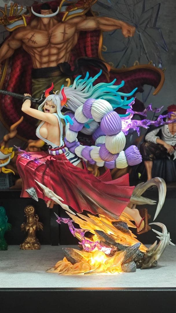 ワンピース ヤマト(大和) ガレージキット フィギュア1/8popサイズ