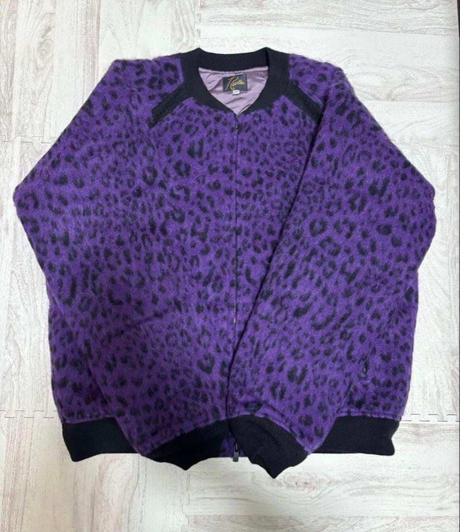ニードルス×ビームス別注 アニマル柄 ジップジャケット パープルレオパード Needles×BEAMS 別注 W．S．S． JACKET アニマル柄 ジップジャケット