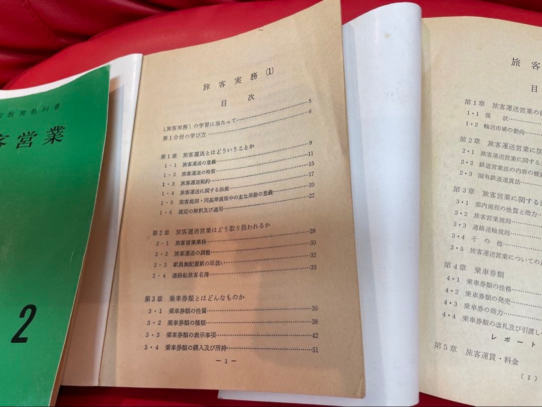 日本国有鉄道　旅客運賃表、教科書、社章、他