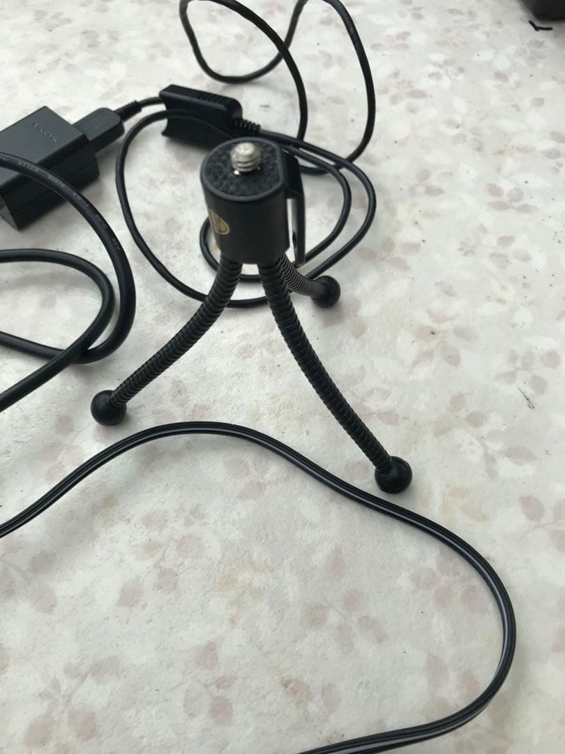 ソニーハンディカムHDR-CX535ホワイト付属品勢揃い