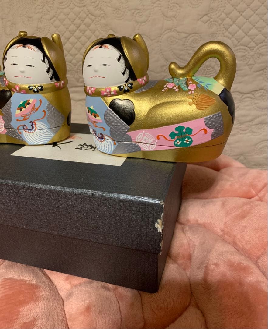 凡とろわ•*¨*•.¸犬筥 ひな祭り 久月雛人形 黒柳徹子 柏木由紀子