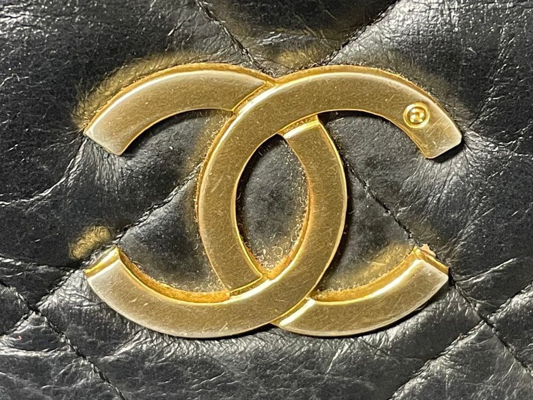 ジャンク　CHANEL ブラック キルティング ショルダーバッグ　ノベルティ