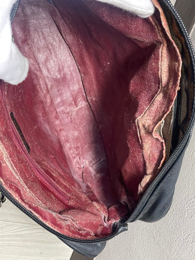 ジャンク　CHANEL ブラック キルティング ショルダーバッグ　ノベルティ