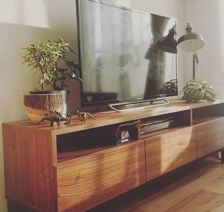 unico hoxton TVボード オーク×アイアン【廃盤商品】W160cm ☆テレビ台