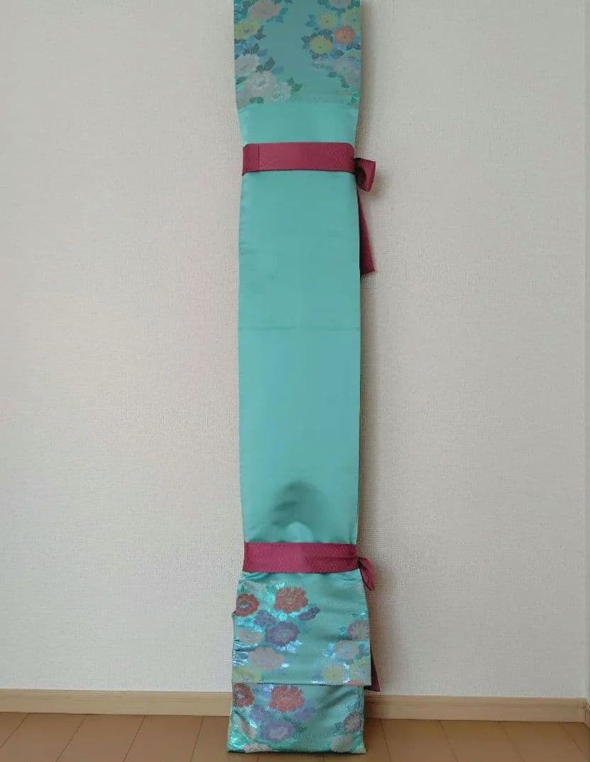 お琴カバー【澄】着物帯 ゆたん油単ハンドメイド 和楽器 袋帯 山田流生田