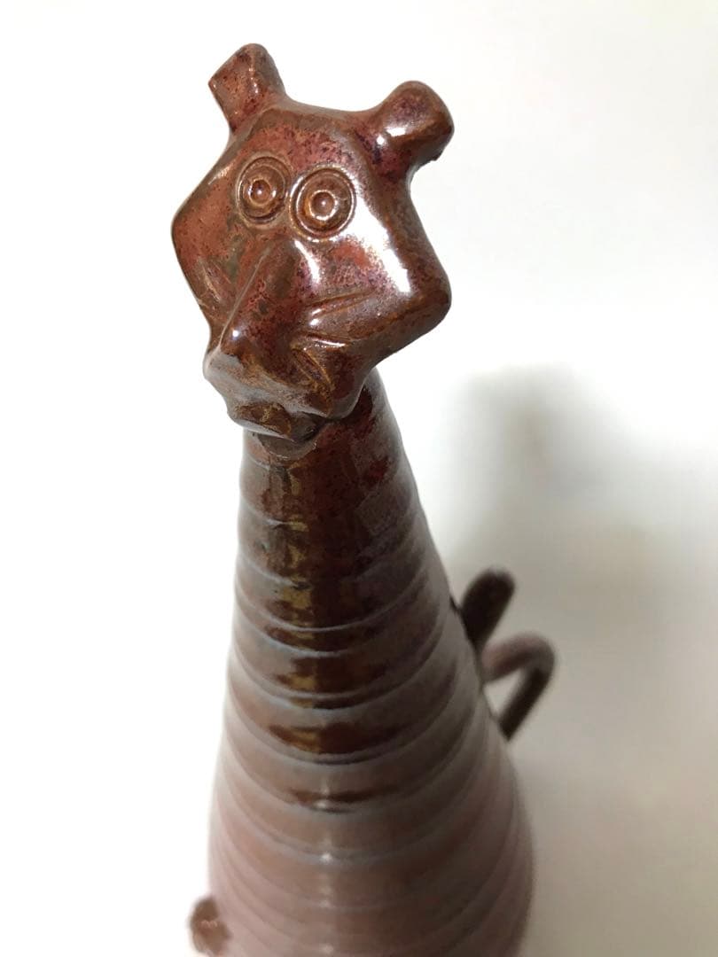 【送料込・豊山作】信楽焼　虎　トラ　置物　タイガー　アート　オブジェ