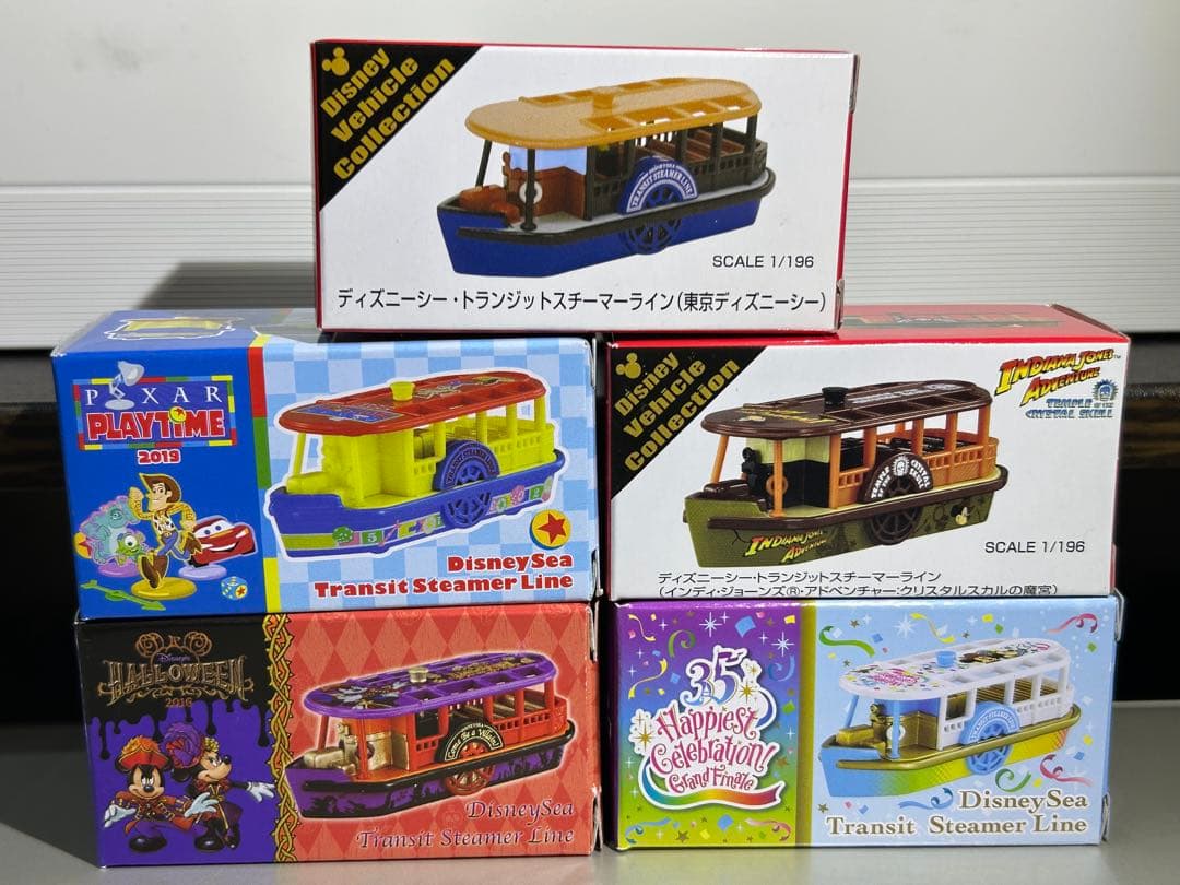 ディズニーヴィークル　トミカ　トランジットスチーマーライン　２３台セット