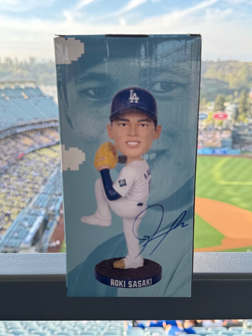 8月4日 配布 佐々木朗希選手 ドジャース ボブルヘッド