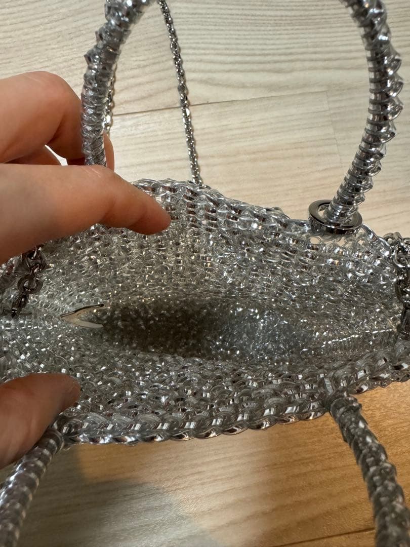 アンテプリマ ワイヤーバッグ スタンダード ミニアトゥーラ シルバー