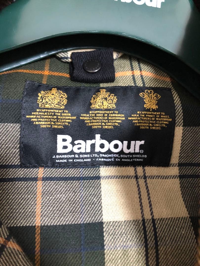 英国製 Barbour ビデイル SL size34 セージグリーン バブアー