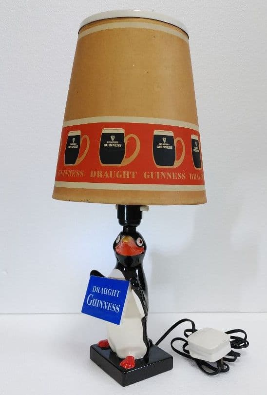 ペンギン ギネスビールGUINNESS初代電灯スタンド❤︎完全フル