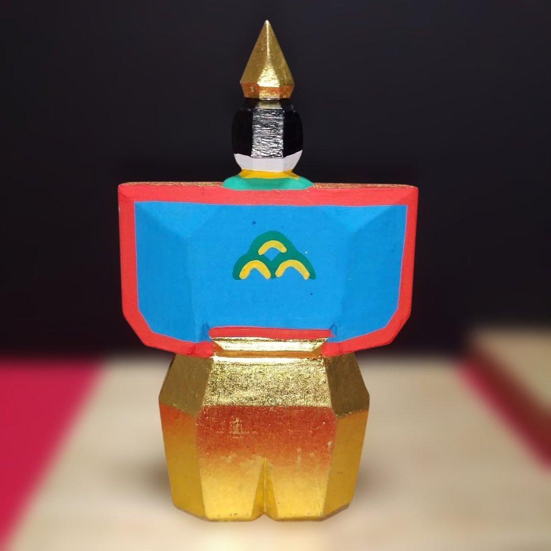 m*i様 一刀彫り　雛人形　神泉作