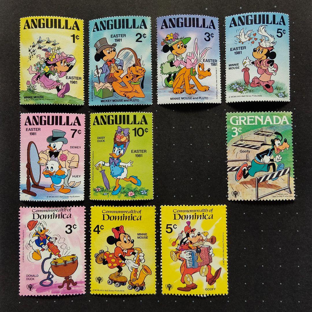 ディズニー切手 10枚 未使用 海外切手 外国切手 コラージュ - メルカリ