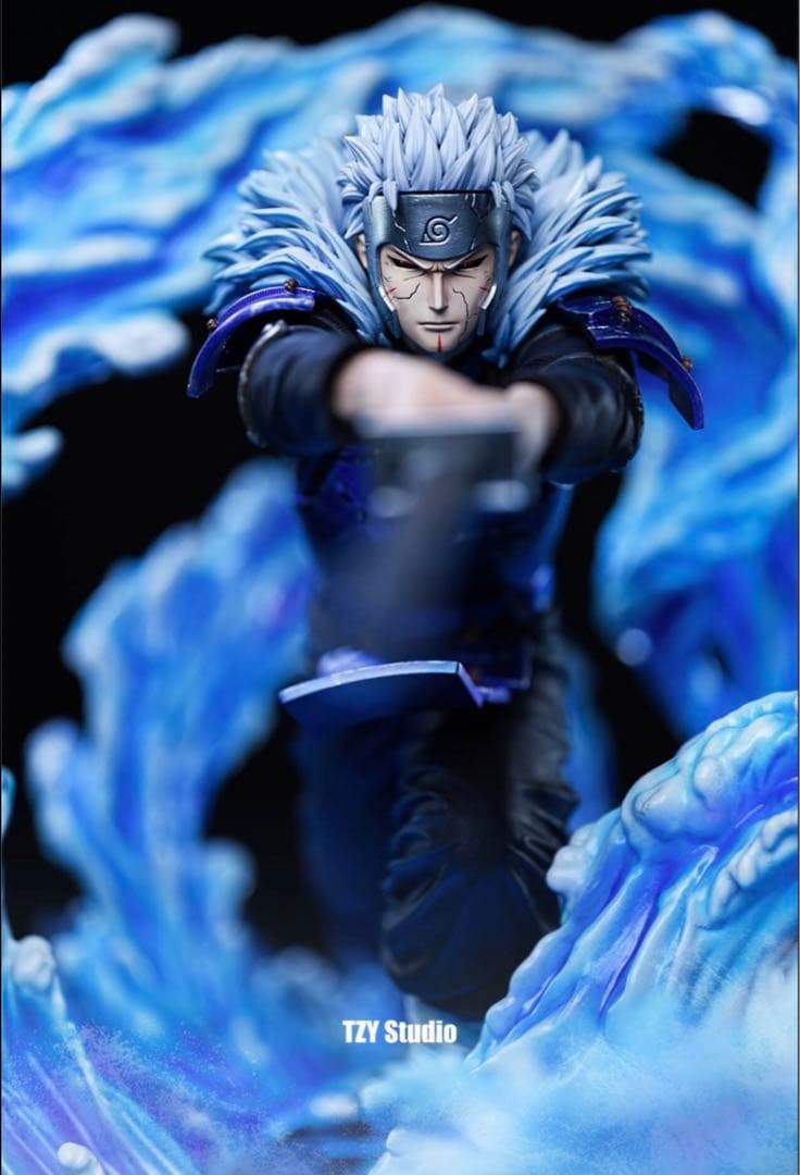 NARUTOナルト　飛雷神斬り　千手扉間　ガレージキッド　フィギュア　完成品