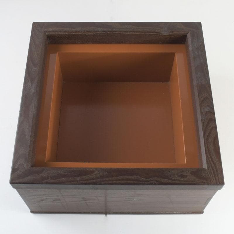 茶道具 桑 麿入子 置炉 炉壇 炉縁 V 9241A