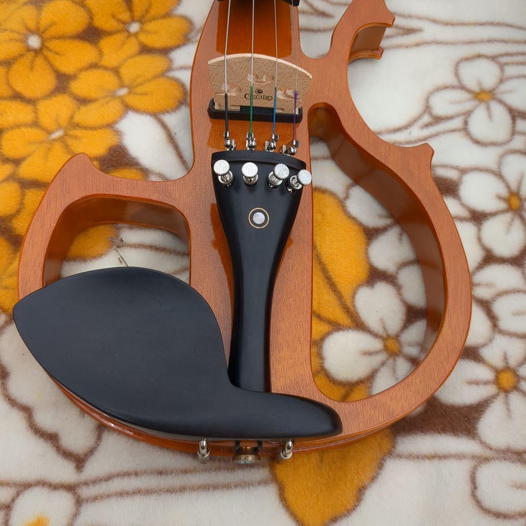 CECILIO エレキ バイオリン サイレント セシリオ ケース付き