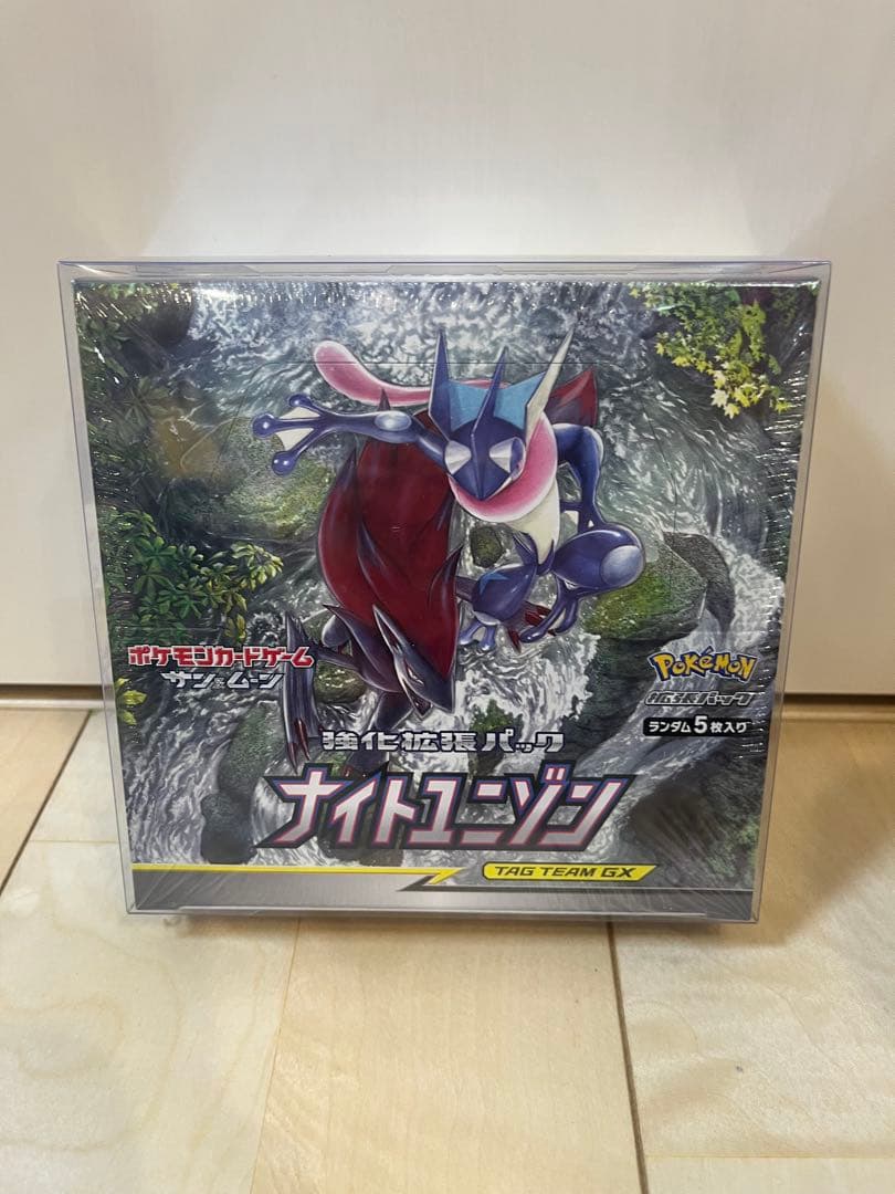 ナイトユニゾンGX TAG TEAM 未開封シュリンク付きBOX ポケカ