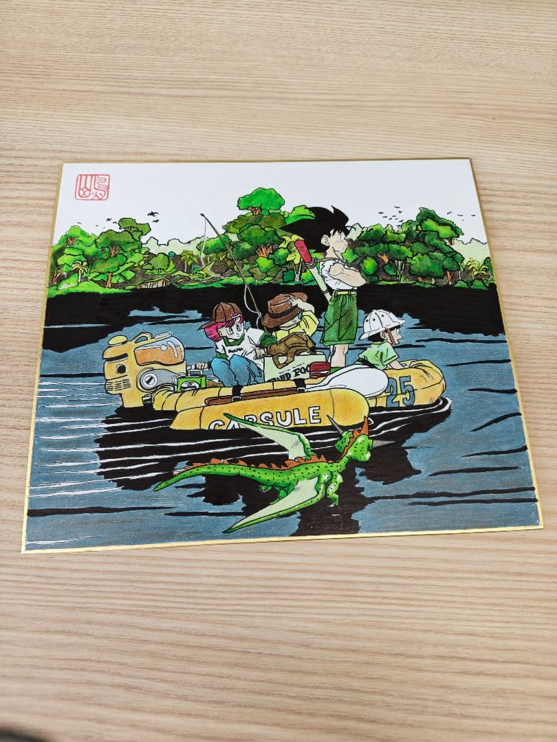 [断捨離のため]鳥山明先生の自筆イラストとサイン