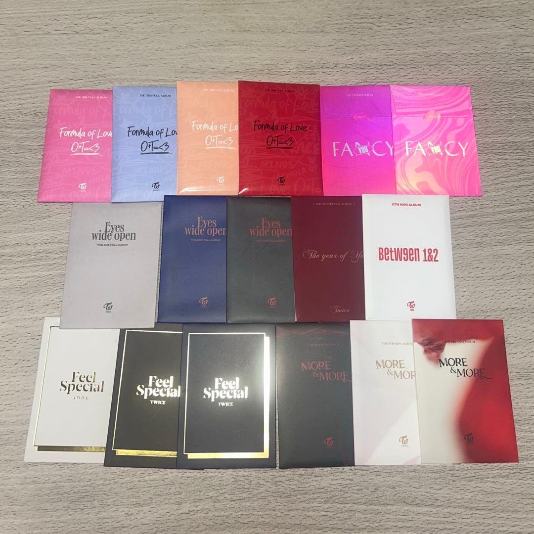 TWICE 初回特典トレカ まとめ売り トレカ セット - メルカリ