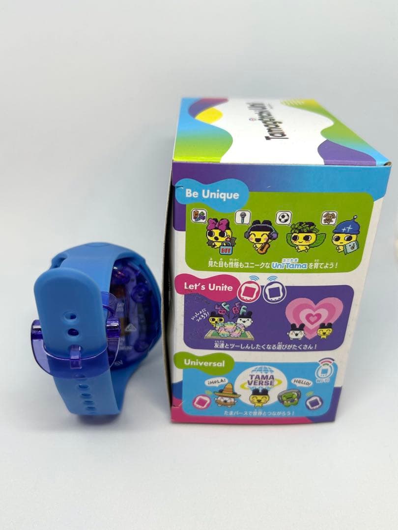 美品 バンダイ Tamagotchi Uni 青 ブルー たまごっちユニ 美品