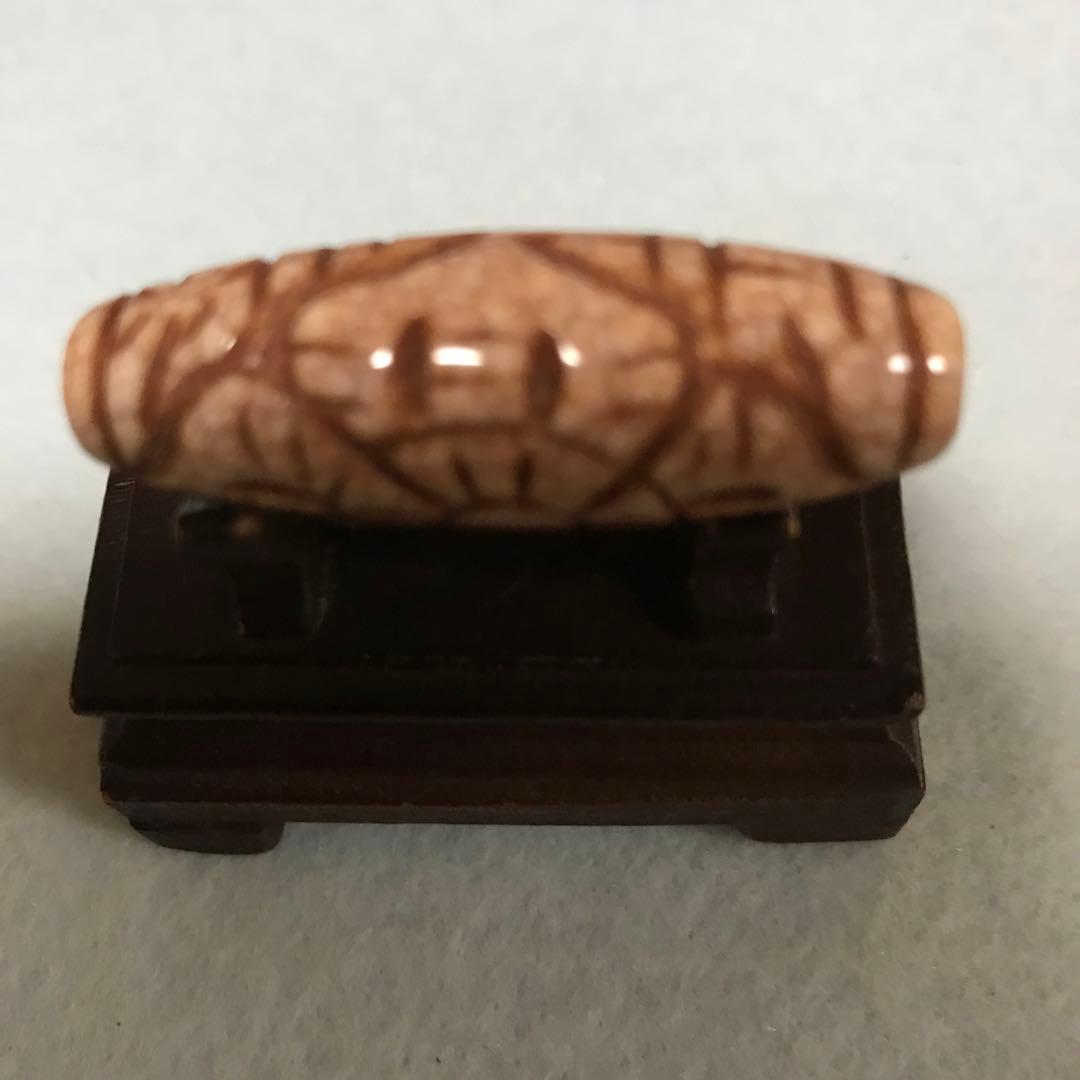 超珍品激レア‼︎ 彫刻龍紋　太陽梵字天珠　世界で数個　フジヤマ