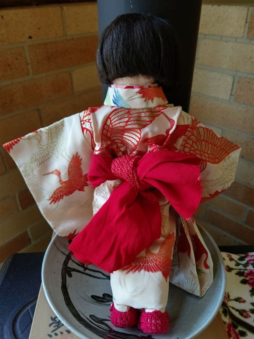 樫村瑞観 自由人形 昭和初期 市松人形 日本人形 アンティーク ビスクドール